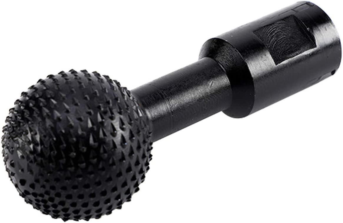 Rotary Grinding Head, 10mm/14mm Carbide Rotary Burr Wood Carving Polishing Engraving Drilling Bits, Angle Grinder Sphere Rotary Engraving Grinding Head (14MM) image 0