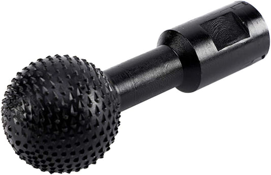 Rotary Grinding Head, 10mm/14mm Carbide Rotary Burr Wood Carving Polishing Engraving Drilling Bits, Angle Grinder Sphere Rotary Engraving Grinding Head (14MM) image 0