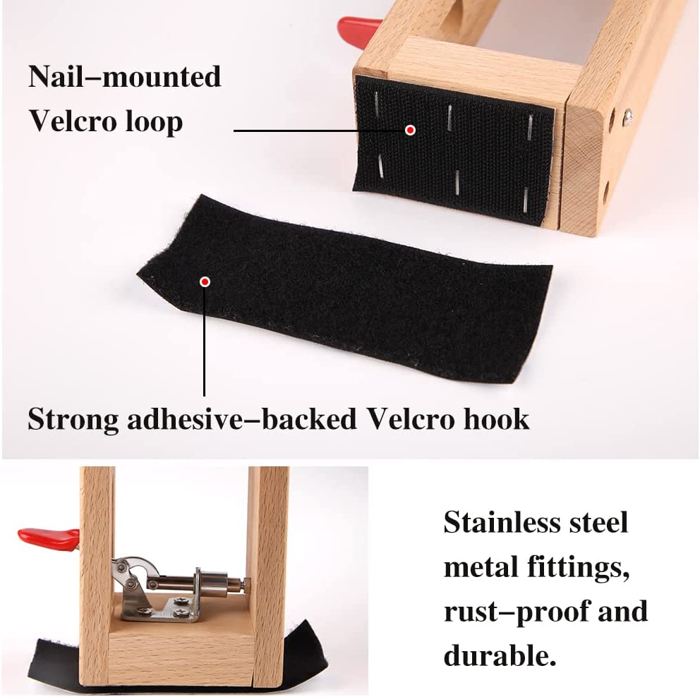 Leather Working Pony - Mini Stitching Pony for Leather, Leather Sewing Clamp,Leather Sewing Kits with Leather Needle and Thread, Thread Waxed for Leather Hand Stitching image 5