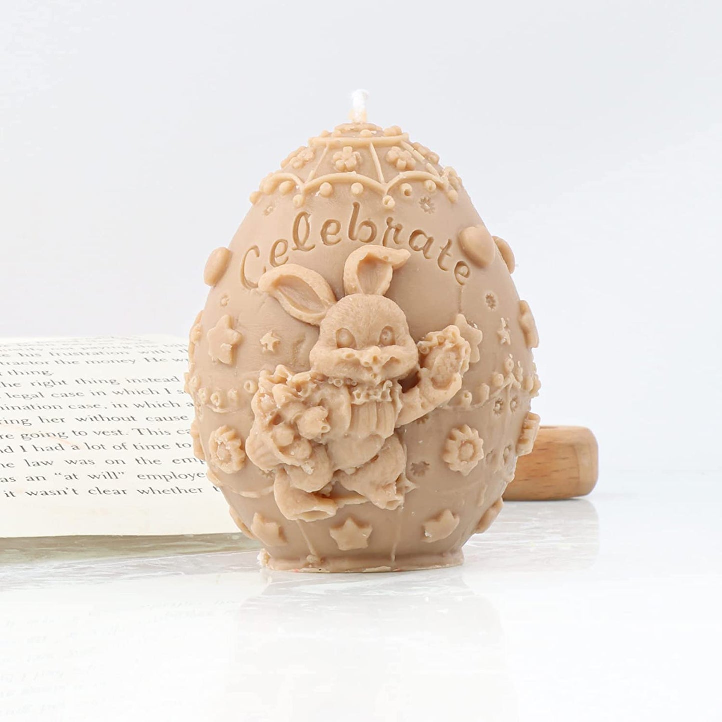 Rabbit Egg Soap Mold Handmade Soap Silicone Mold Soap Mold Candle Mold Ice Sculpture Mold Bird Soap Mold Aroma Plaster Mold image 2