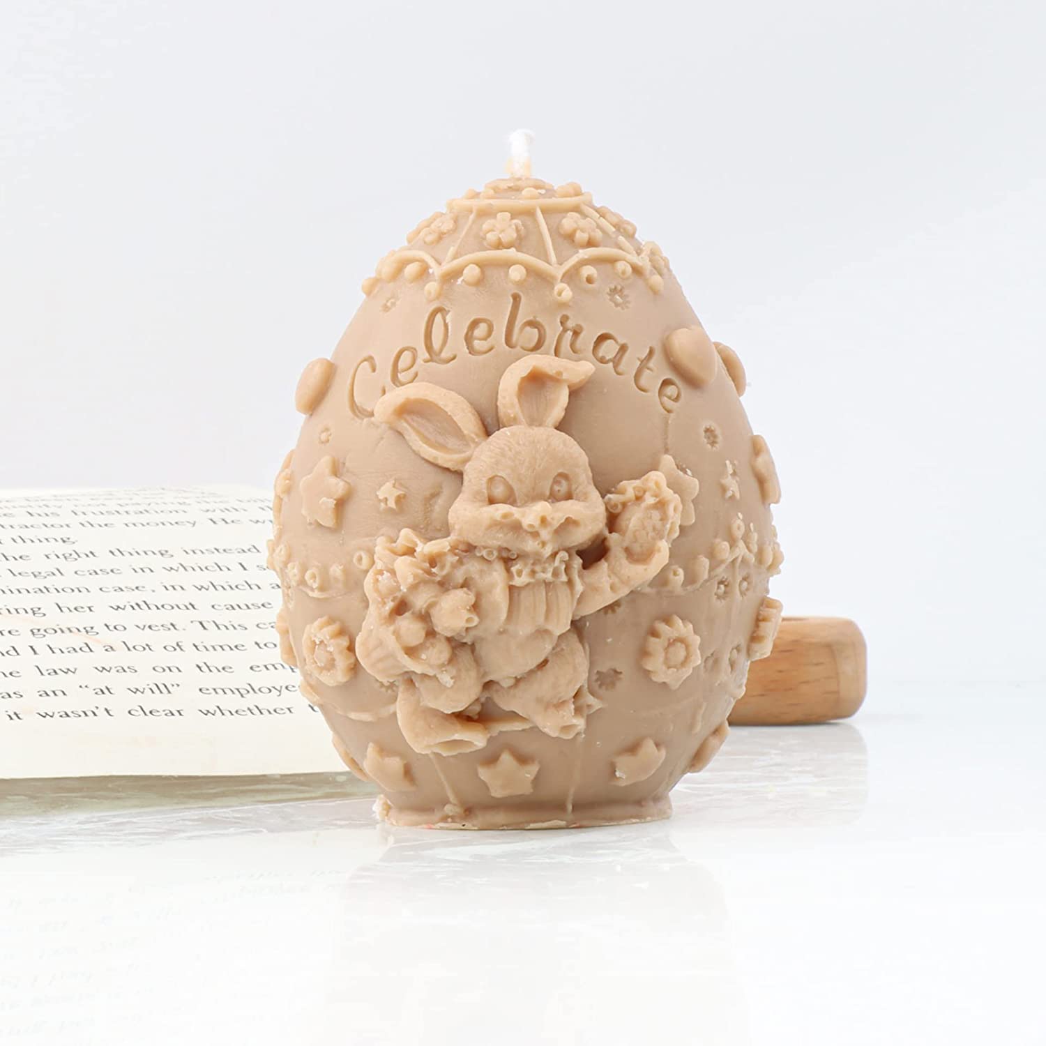 Rabbit Egg Soap Mold Handmade Soap Silicone Mold Soap Mold Candle Mold Ice Sculpture Mold Bird Soap Mold Aroma Plaster Mold image 2