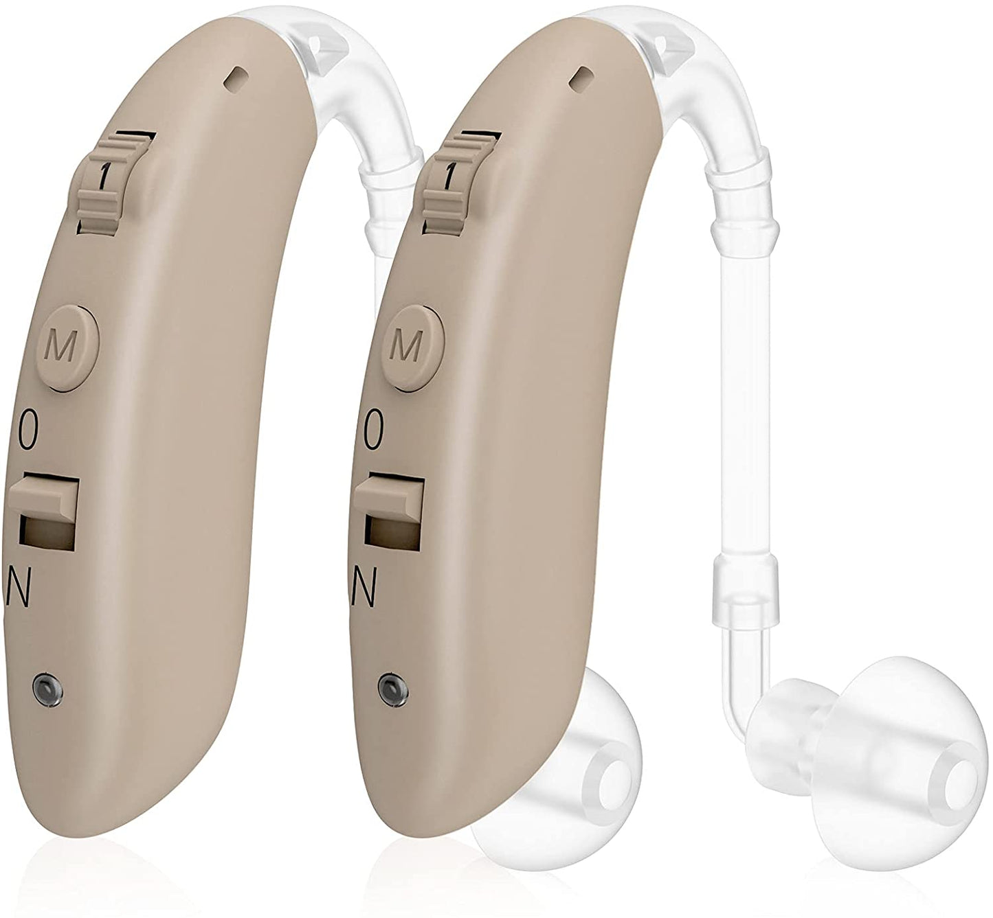 Hearing Aids for Seniors Rechargeable with Noise Cancelling, Nano Hearing Aids for Adults, Digital Hearing Amplifier for Hearing Loss, Invisible Hearing Aid Ear Sound Amplifier Hearing Devices Assist image 0
