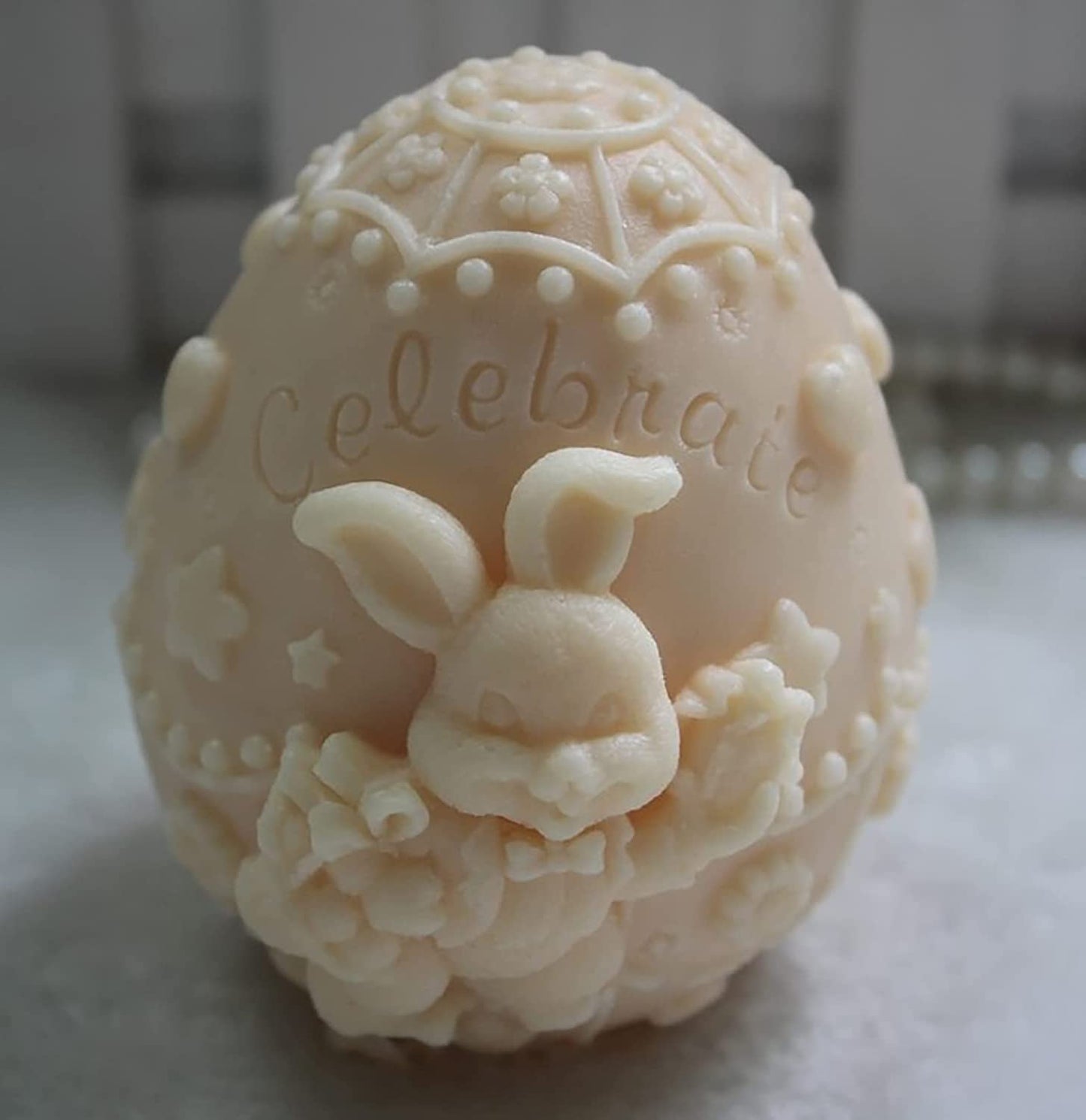 Rabbit Egg Soap Mold Handmade Soap Silicone Mold Soap Mold Candle Mold Ice Sculpture Mold Bird Soap Mold Aroma Plaster Mold image 0