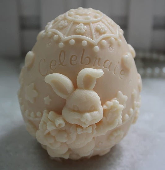 Rabbit Egg Soap Mold Handmade Soap Silicone Mold Soap Mold Candle Mold Ice Sculpture Mold Bird Soap Mold Aroma Plaster Mold image 0