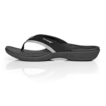 Fusion Men's Orthotic Sandals, Black image 4