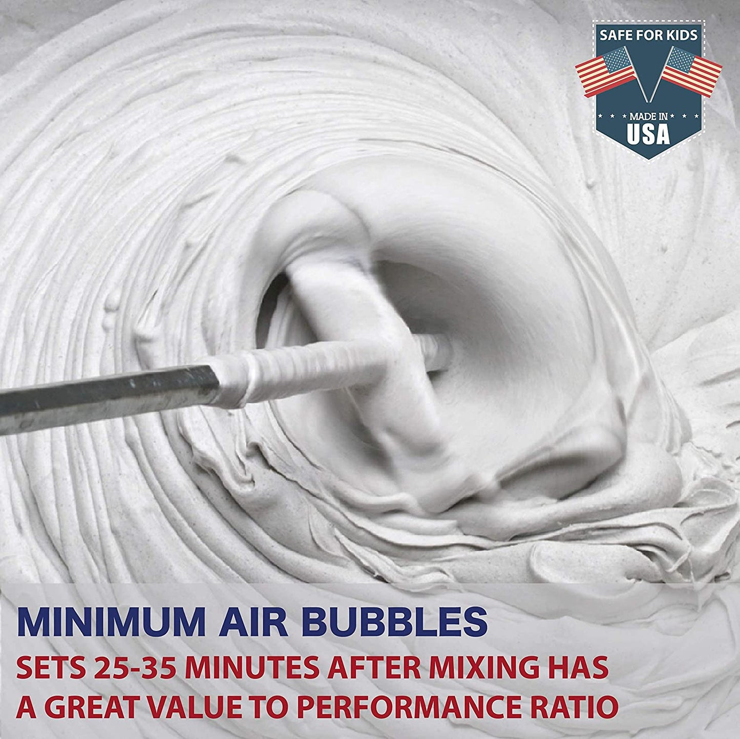 Plaster of Paris Powder for Crafts - 2lb Pottery &amp; Ceramic Casting Material, Plaster Hand Mold Casting Kit, Hydrocal Gypsum Powder - Ideal for Latex Molds, Craft Projects, Model Railroads, Wall Repair image 2