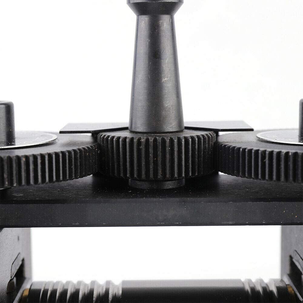 Manual Rolling Mill Machine 110mm Wide 55mm Diameter Jewelry DIY Tools Rollers Jewelry Press Tableting Tool Gear Roller Combination Rolling Mill Flatten Machine Ratio 4:1 image 3