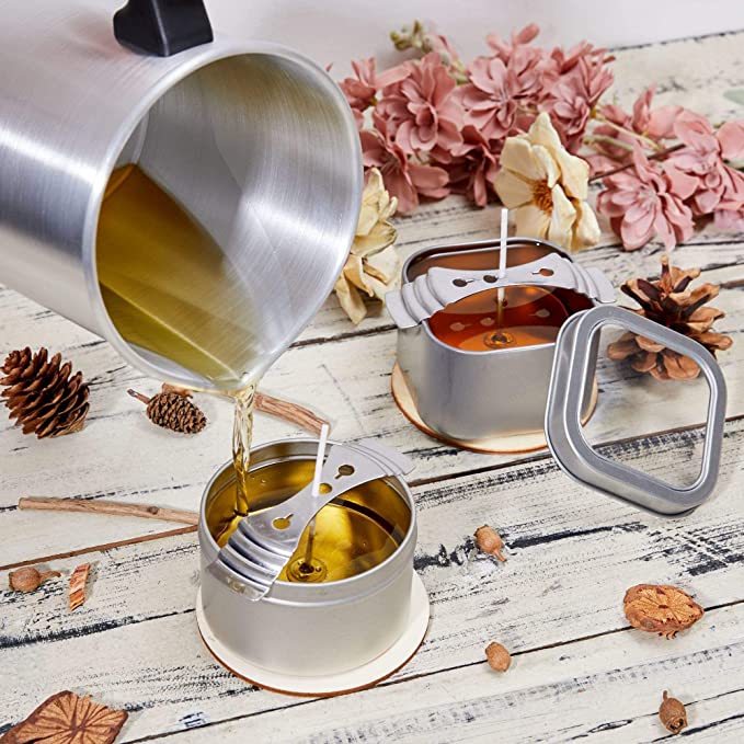olorvela Candle Making Kit, Candle Pouring Pot kit, Candle Wax Melting Pot - Perfect for Candle &amp; Soap Making or DIY Craft Pouring Pitcher Pot image 1
