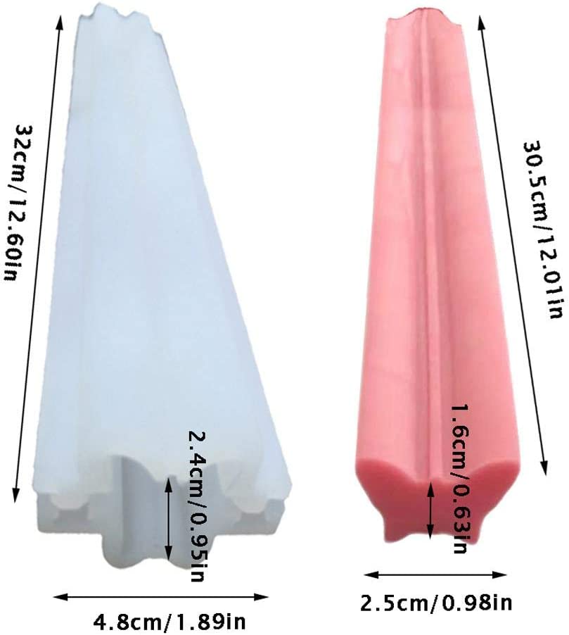 EchoDone Butterfly Tube Column Silicone Soap Candle Mold Embed Soap Making Supplies Silicone Mold for Soap image 1