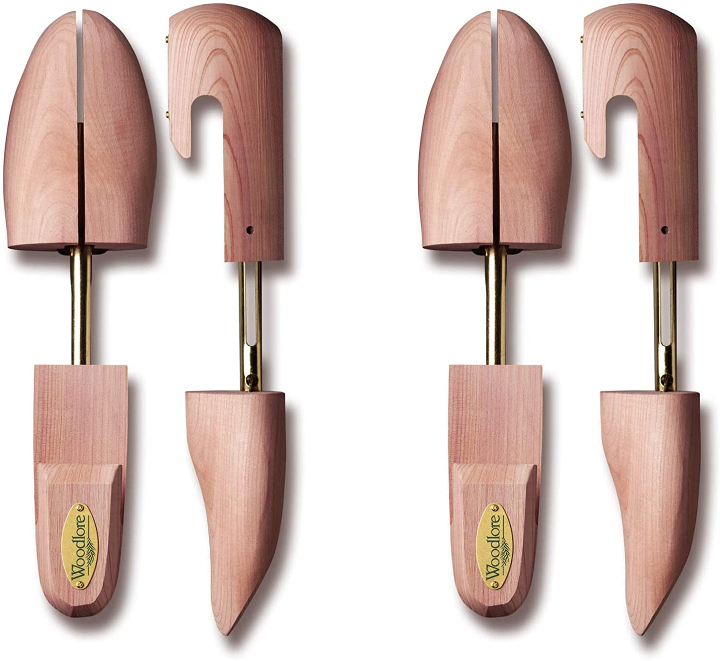 Woodlore Shoe Trees for Men 2-Pack Men's Combination Aromatic Red Cedar Shoe Trees (for Two Pairs of Shoes) Made in The USA image 0