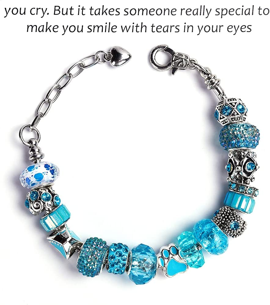 60 Pieces Assorted European Beads with Plating Silver Metal Alloy Rhinestone Large Hole Spacer Beads for DIY Charm Bracelet Jewelry Making (Inlaid Drill Alloy) image 2