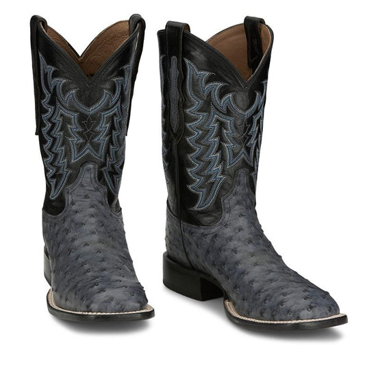 Tony Lamas Boot Men's Footwear Western Vale 11" Full Quil Color Grey image 0