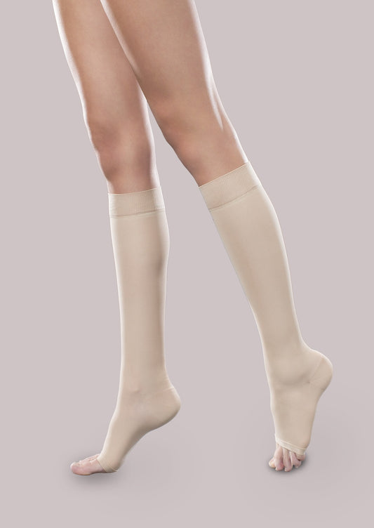 Sheer Ease Women's Open-Toe Firm Support Knee High (30-40 mmHg) image 0