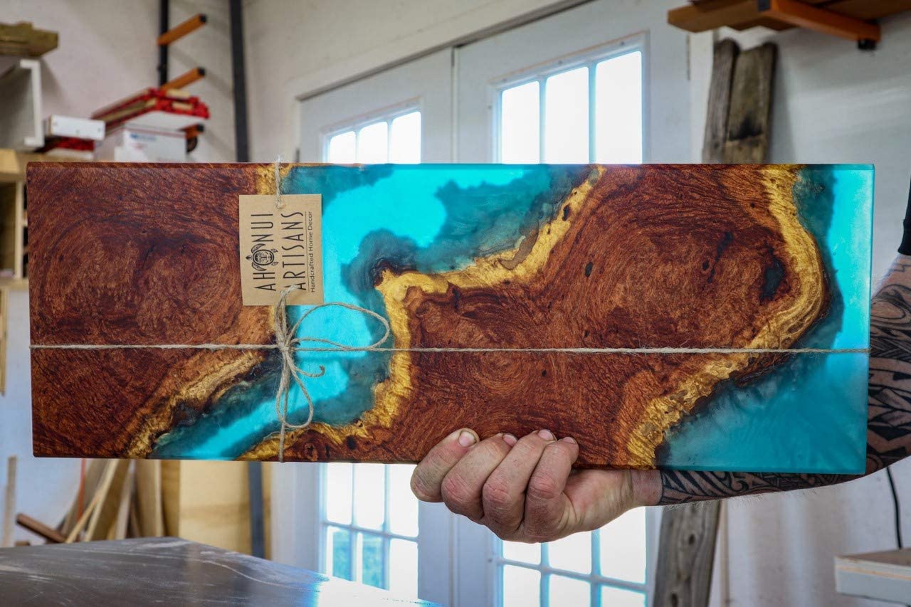 Deep Pour Epoxy Resin Kit Crystal Clear Liquid Glass 2-4 inch 3 GL, Food Grade Safe Epoxy, Self Levelling Epoxy Kit, Clear Resin Wood Filler, Casting Epoxy Resin, River Table Epoxy Resin 2:1 image 1