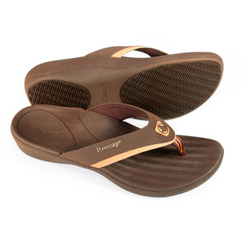Fusion Men's Orthotic Sandals, Brown image 3