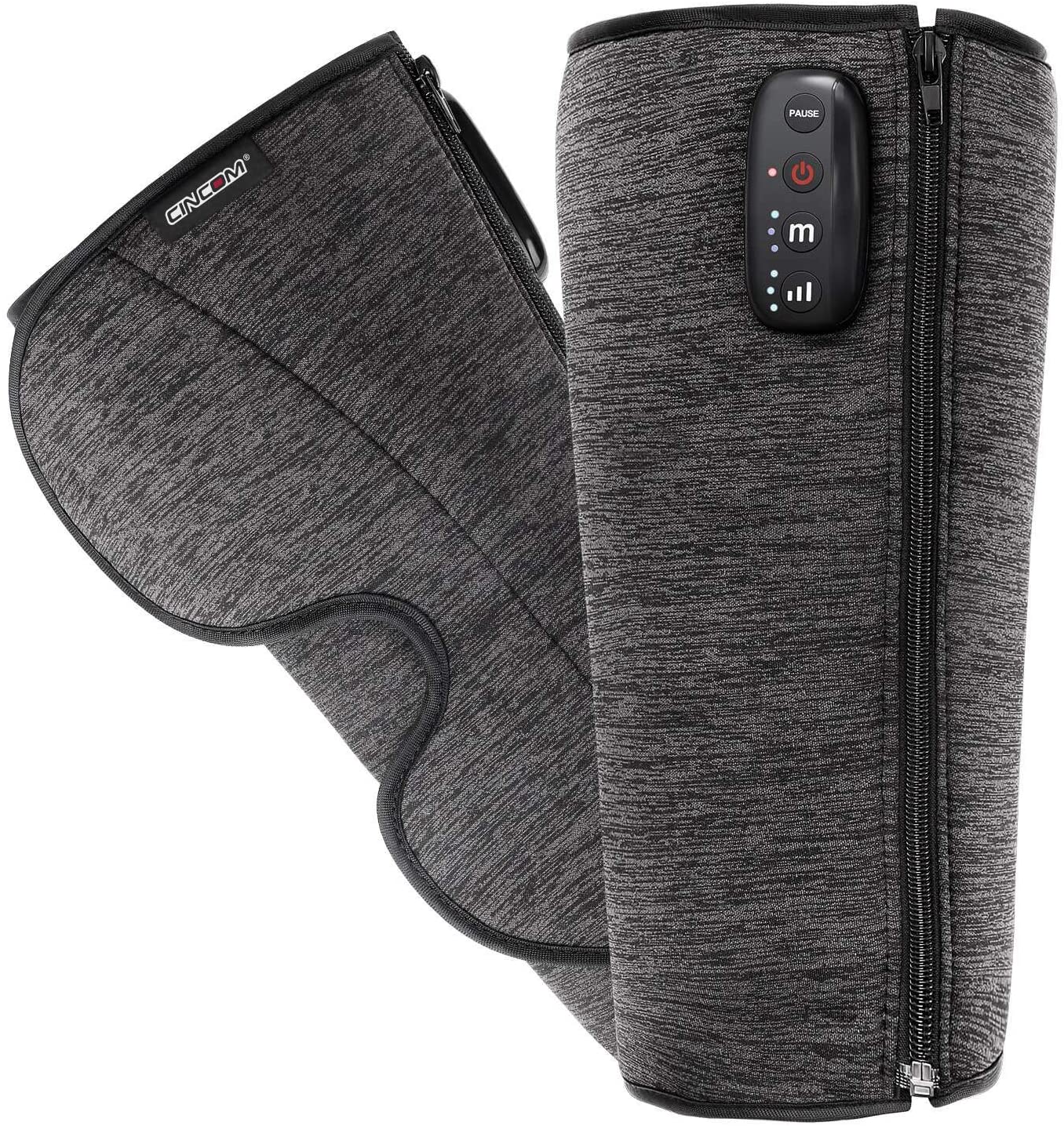 CINCOM Rechargeable Leg Massager, Wireless Air Compression Calf Massager for Circulation and Muscles Relaxation (A Pair) image 0