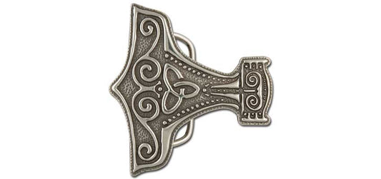 Tandy Leather Mjolnir Trophy Buckle 1-3/4" (44 mm)   #7976-35 image 0