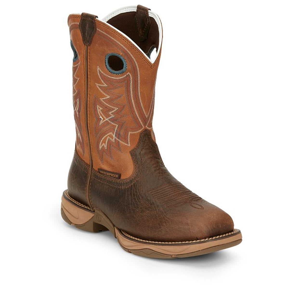 Tony Lamas Boots Men's Footwear Work Lopez 11" Wide Steel Square Toe Waterproof Work Boot Color Tumbleweed image 1