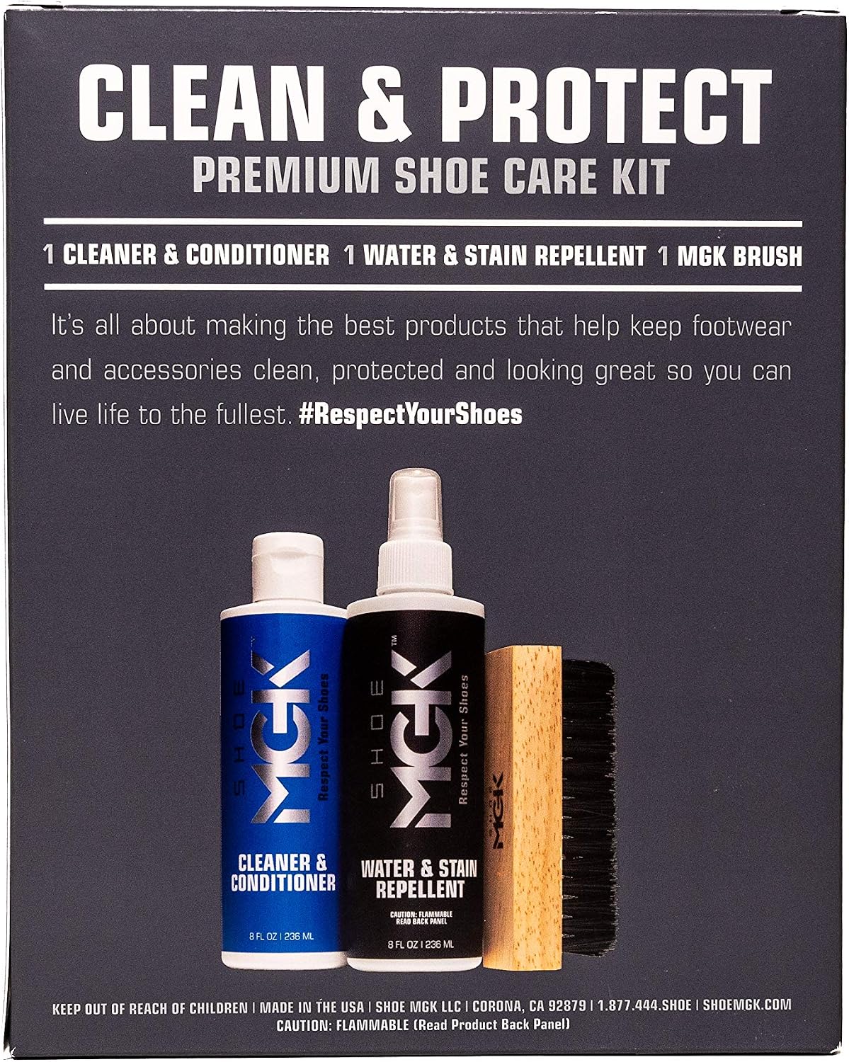 Shoe MGK Clean & Protect Kit XL — Cleaner, Conditioner & Water Repellent