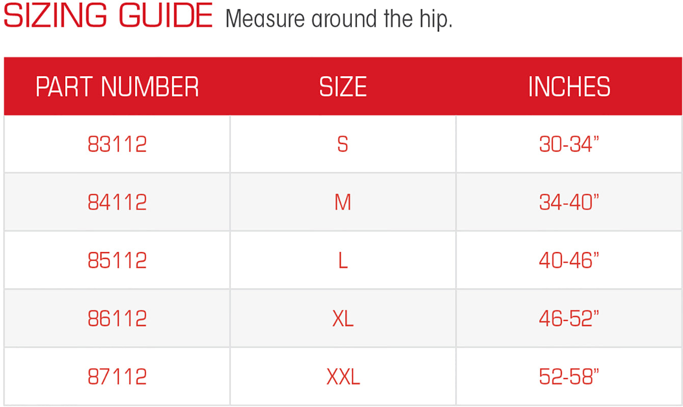 Sacroiliac Belt, Black, 8*112 image 5