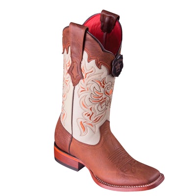 WOMEN’S LOS ALTOS LEATHER BOOTS WIDE SQUARE TOE HANDCRAFTED | COLOR BROWN (3225235) image 0