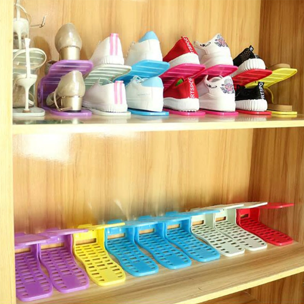 Shoe Racks Organizer -Double Shoe Holder Storage x 1 image 0
