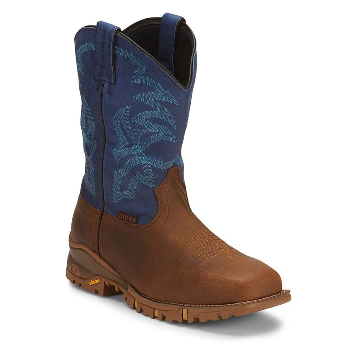 Tony Lamas Men's Footwear Work Roustabout 11" Steel Toe Waterproof Work Boot Color Tan Gaucho image 1