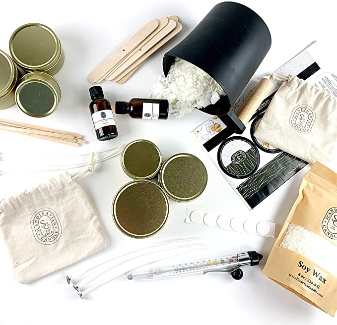 Luxury Candle Making Kit - Complete Supplies to Create 6 Premium Scented Soy Candles image 2