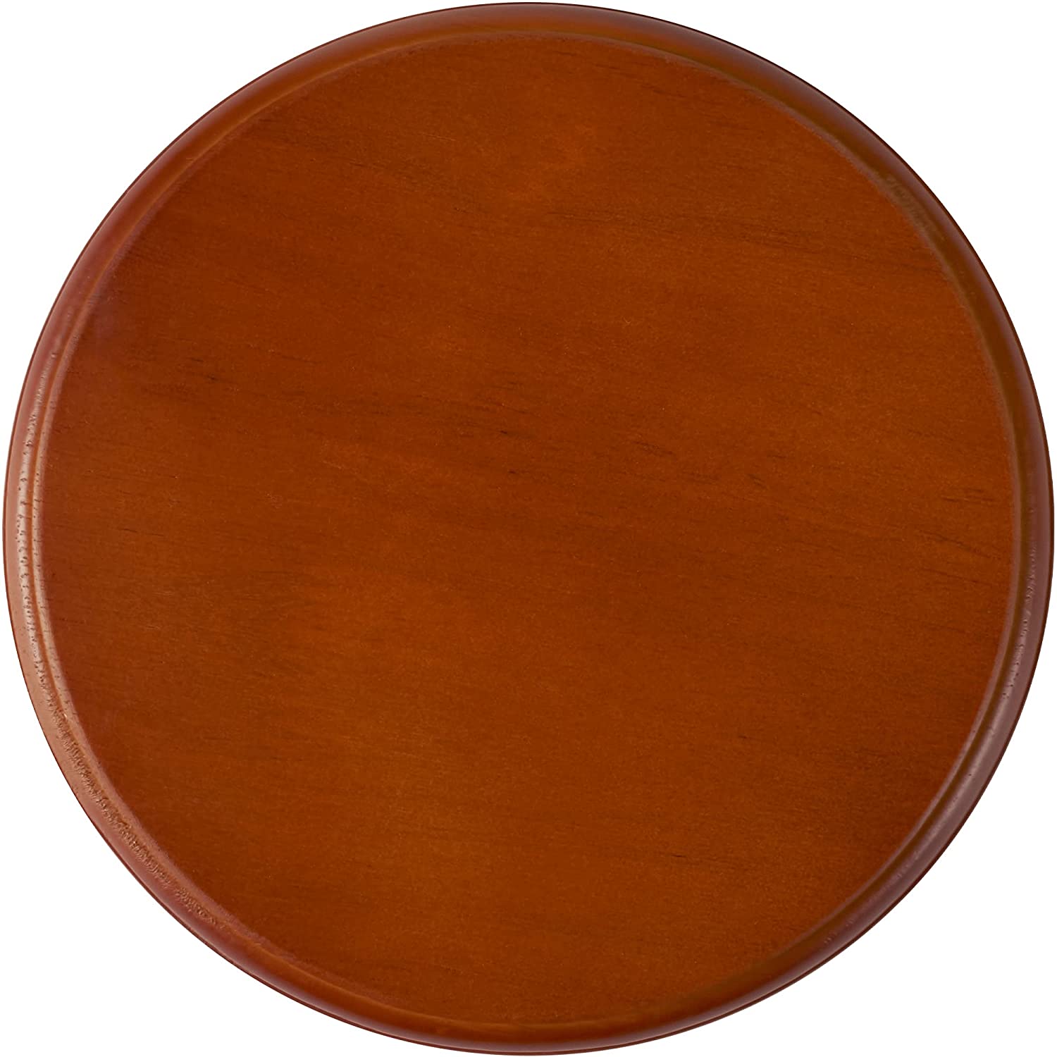 Luna Bean Round Wood Base - Hand Casting Sculpture Base for Luna Bean Hand Casting Kit - 6" Round Solid Wood Keepsake Display with a Semi-Gloss Finish image 0