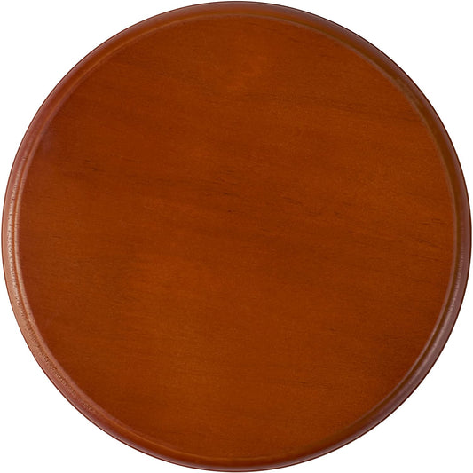 Luna Bean Round Wood Base - Hand Casting Sculpture Base for Luna Bean Hand Casting Kit - 6" Round Solid Wood Keepsake Display with a Semi-Gloss Finish image 0