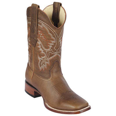 LOS ALTOS BOOTS MENS #8229951 WIDE SQUARE TOE | GENUINE RAGE LEATHER BOOTS | COLOR HONEY image 0