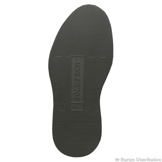 Soletech 15 Iron 'Scooter Sole' Black Fullsole Rubber Replacement Shoe Repair image 0
