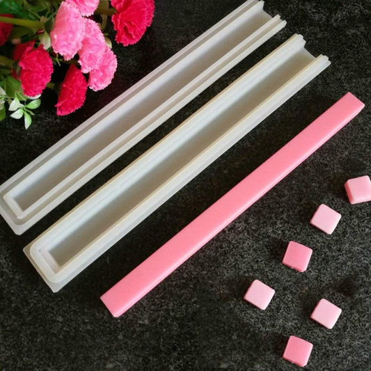 EchoDone Square Tube Column Silicone Soap Candle Mold Embed Soap Making Supplies Silicone Mold for Soap image 0