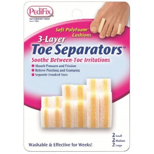 Pedifix 3-Layer Toe Separators image 0
