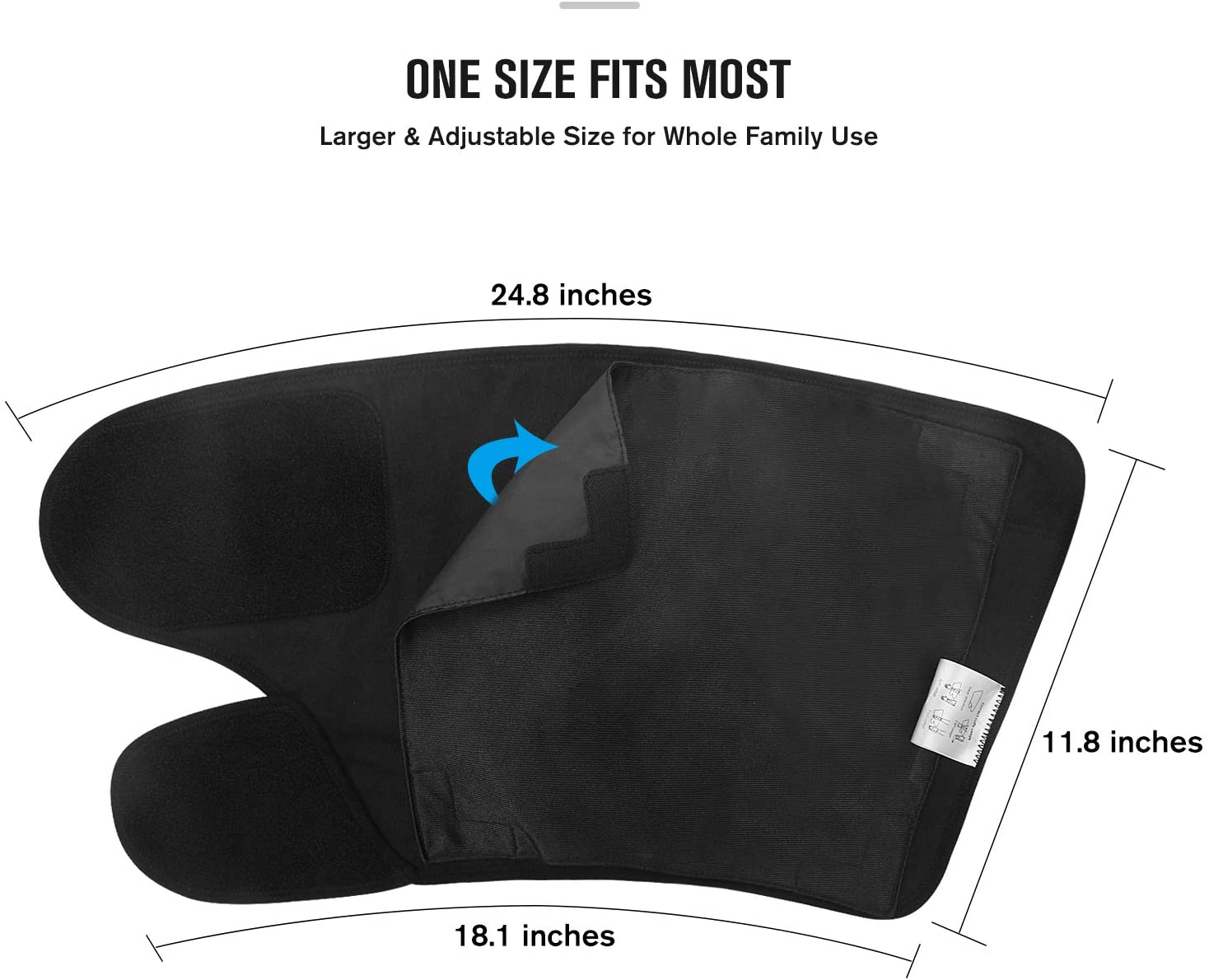 FIT KING Leg Massager for Circulation Calf Massager with Heat 3 Modes 3 Intensities FT-017A image 5