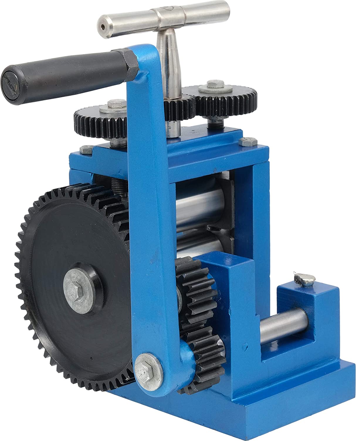 3" 80mm Rolling Mill &amp; 5 Metal Rollers Jewelers Tool image 6