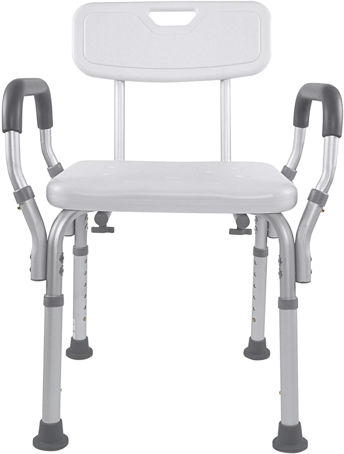 Vaunn Medical Tool-Free Assembly Spa Bathtub Shower Lift Chair, Portable Bath Seat, Adjustable Shower Bench, White Bathtub Lift Chair with Arms image 1