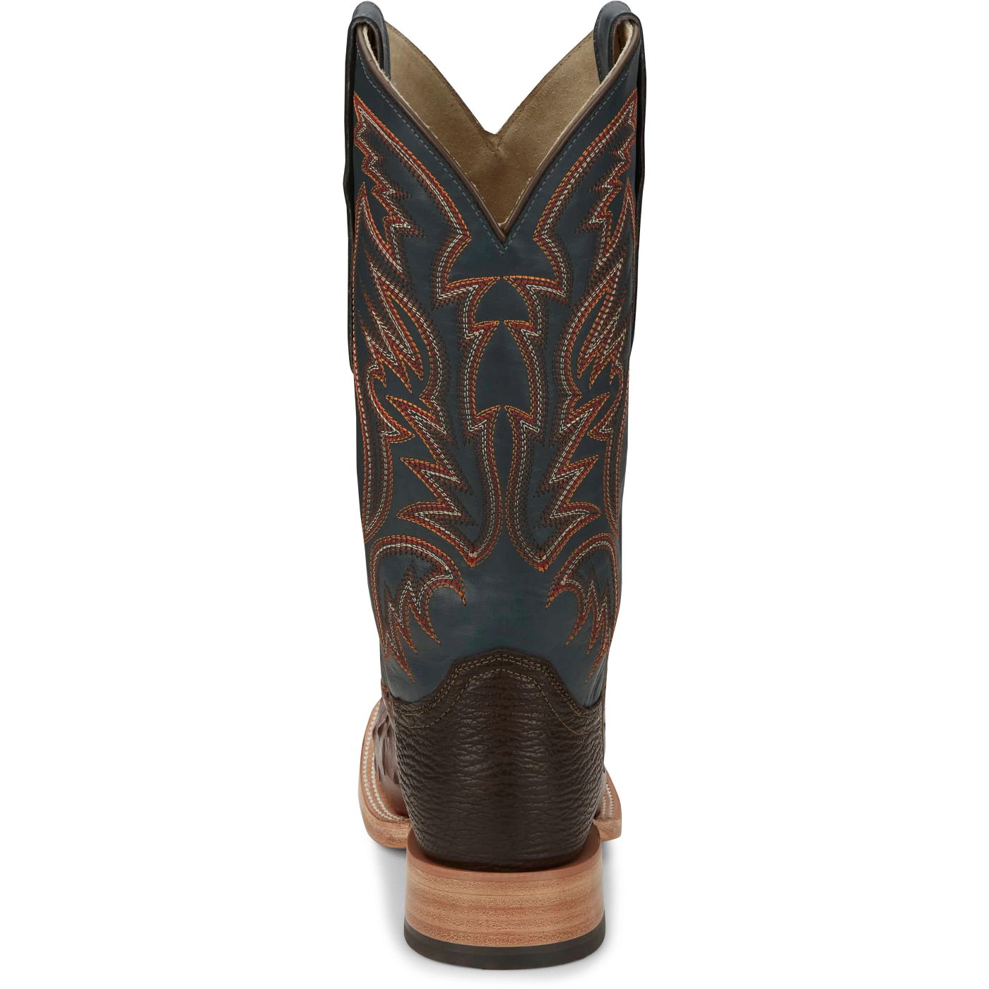 Justin Boots Men's Doc Bar 13" Full Quill Ostrich Boot - Brandy (AQ8041) - View 5