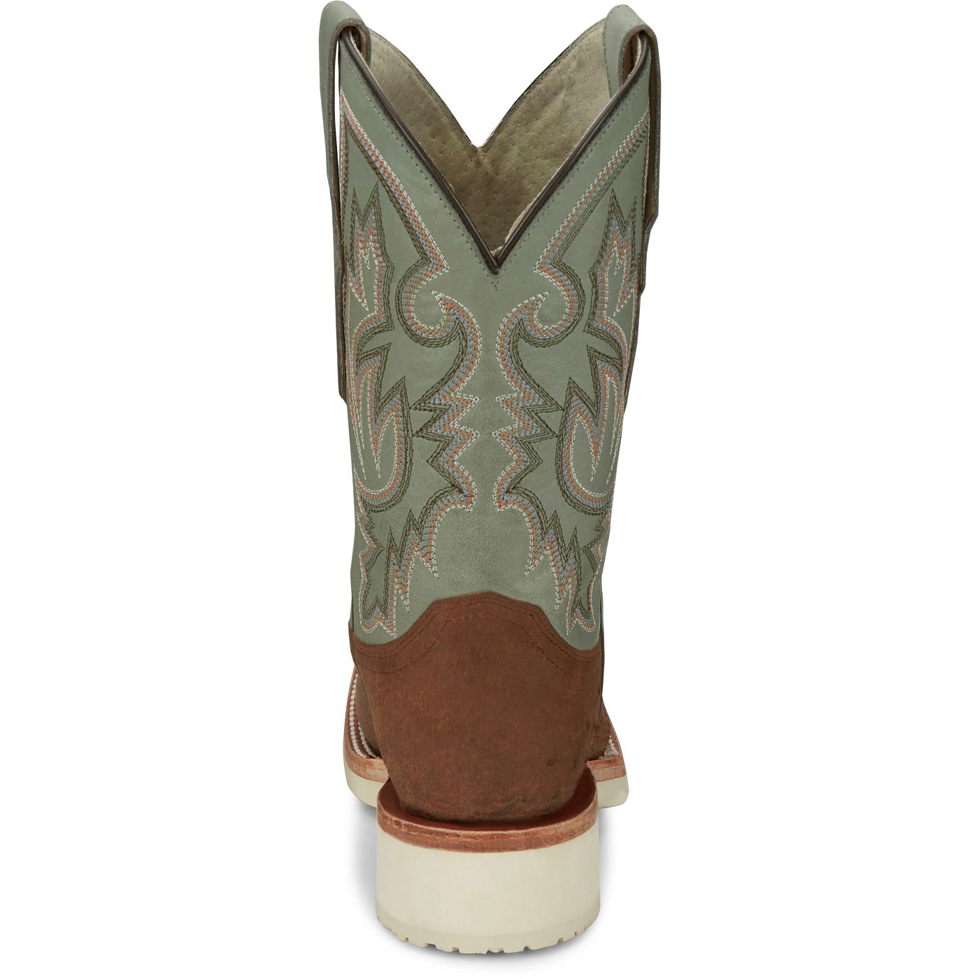 Justin Boots Men's Peppy San Badger 11" Smooth Ostrich Boot - Distressed Cognac (AQ8143) - View 5