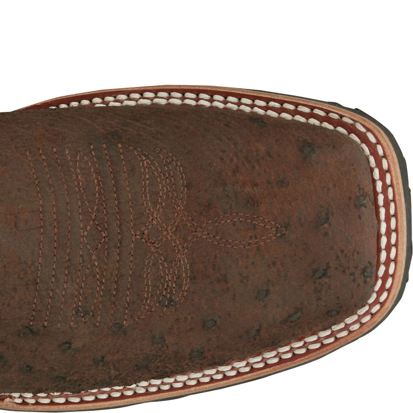 Justin Boots Men's Peppy San Badger 11" Smooth Ostrich Boot - Kango Tobac (AQ8144) - View 4