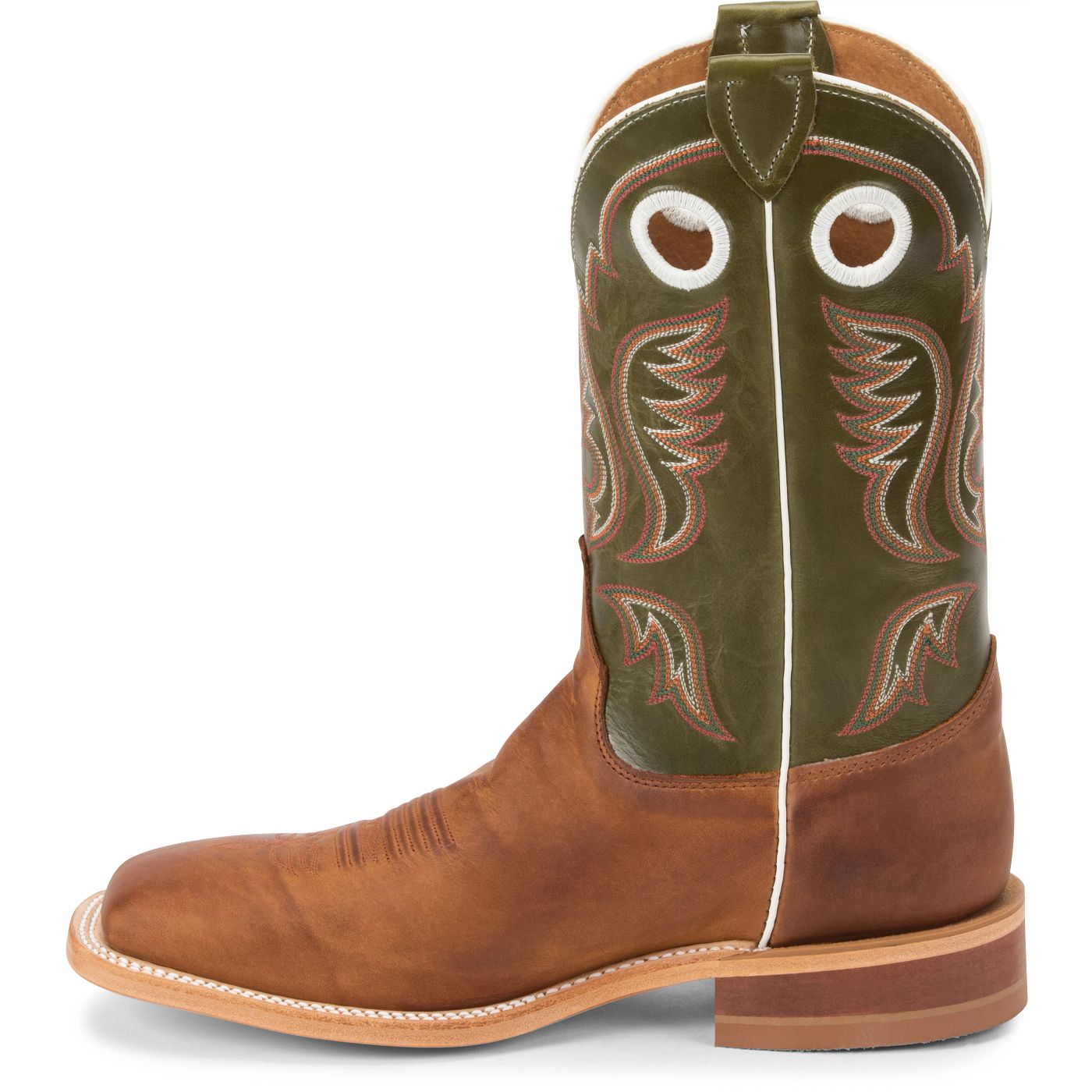 Justin Boots Men's Austin 11" Western Boot - Cognac Cowhide (BR307) - View 8