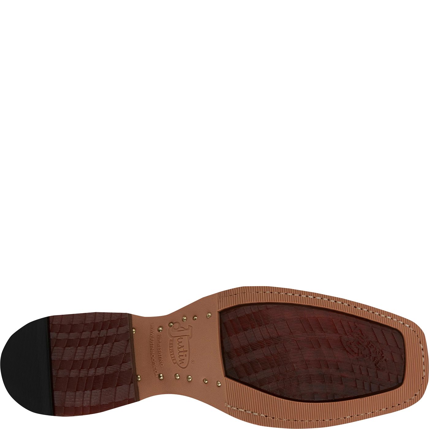 Justin Boots Men's Fergus 11" Western Boot - Royal Blue Cowhide (BR385) - View 6