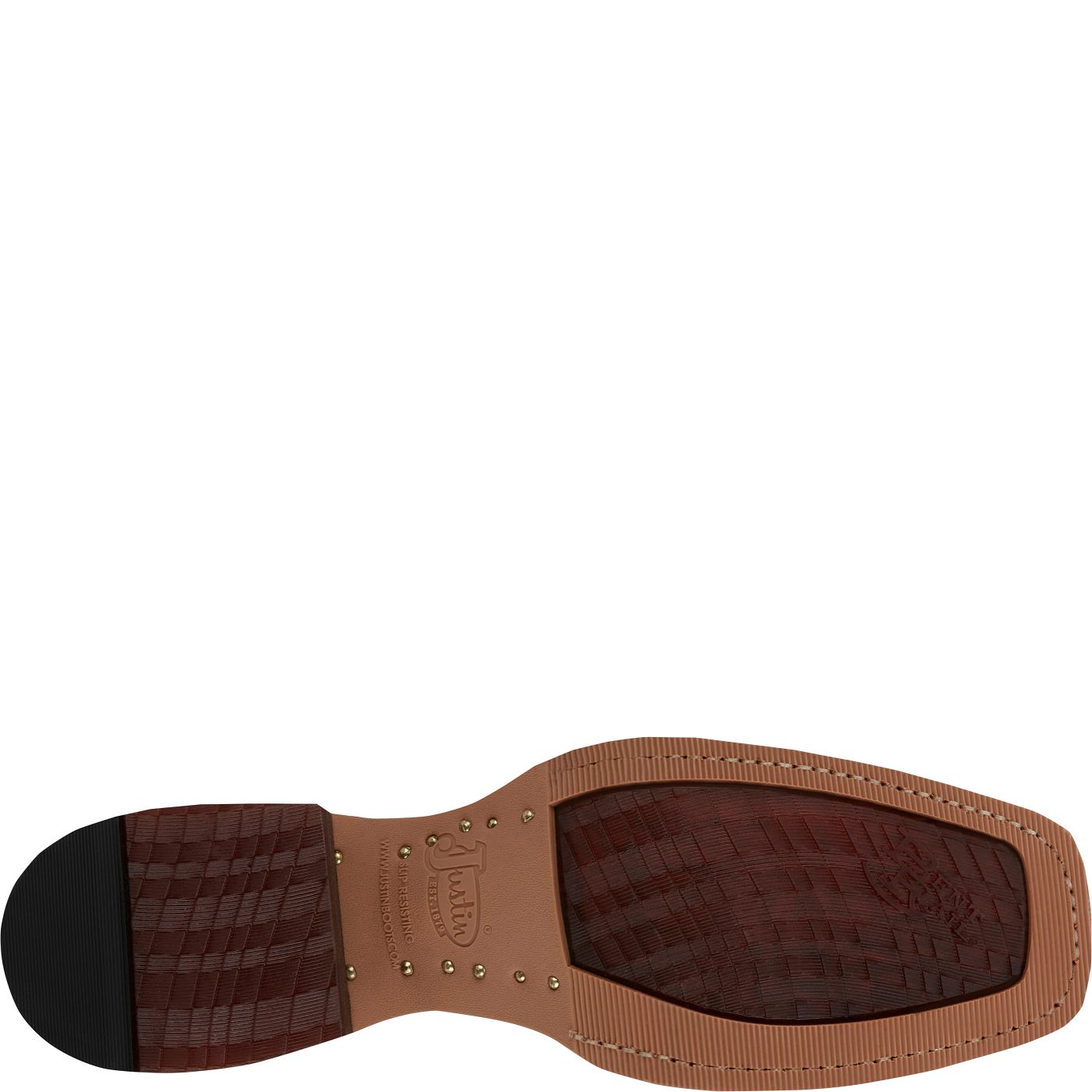 Justin Boots Men's Fergus 11" Western Boot - Antique Green Goat (BR386) - View 6