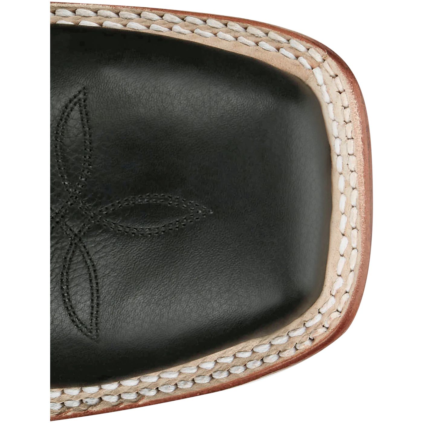 Justin Boots Men's Poston 11" Western Boot - Jet Black Cowhide (BR387) - View 4