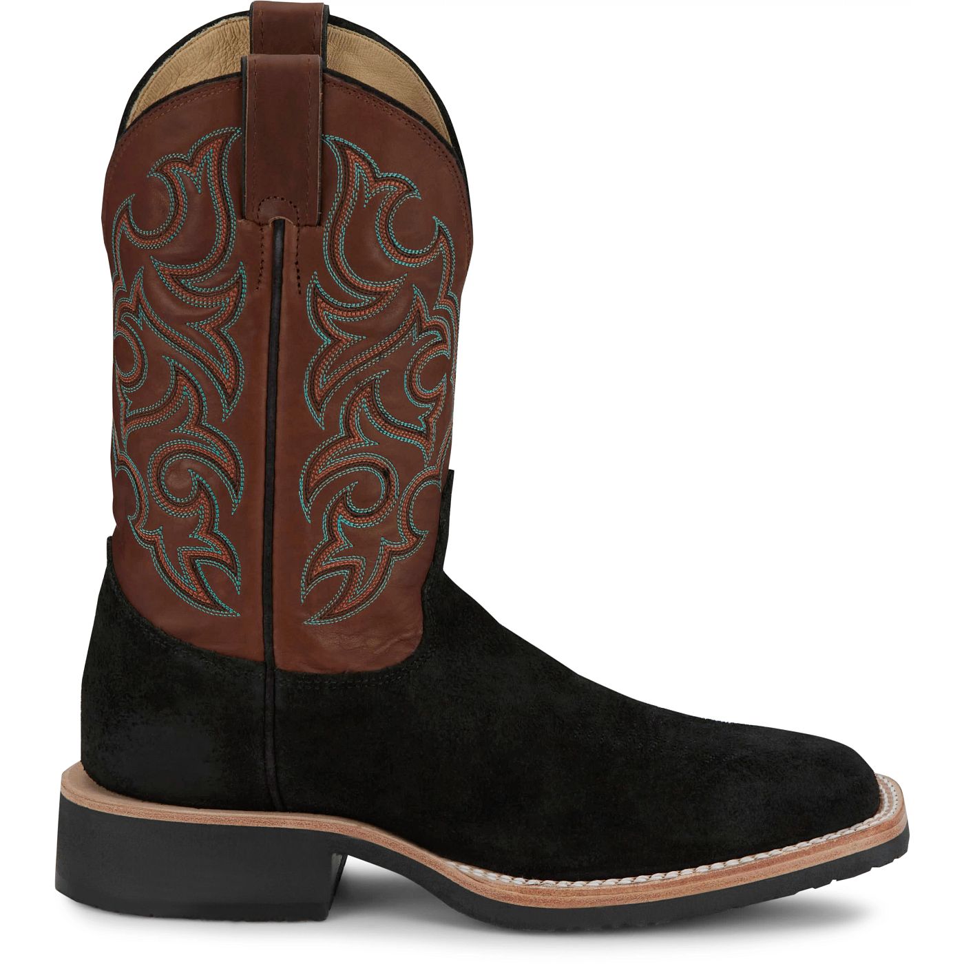 Justin Boots Men's Alamo 11" Western Boot - Clay Brown Cowhide (BR389) - View 3