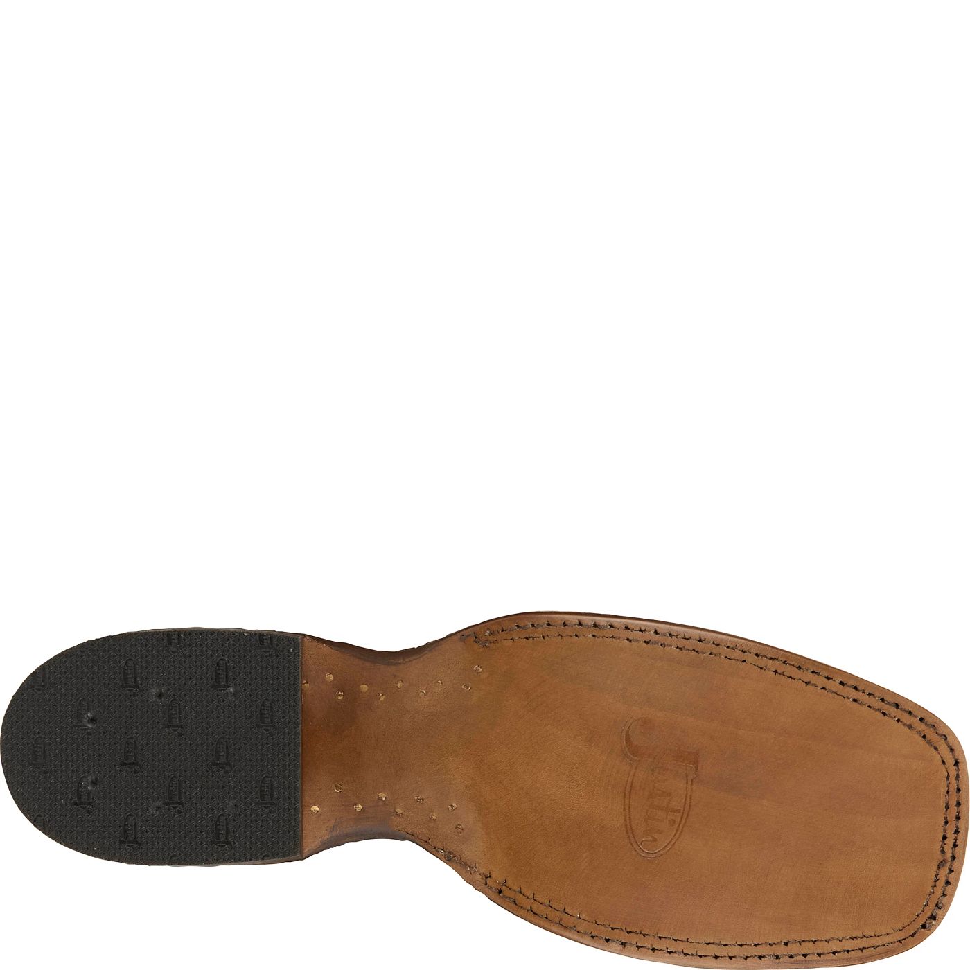 Justin Boots Men's Rancho 11" Western Boot - Weathered Grey Cowhide (BR391) - View 6