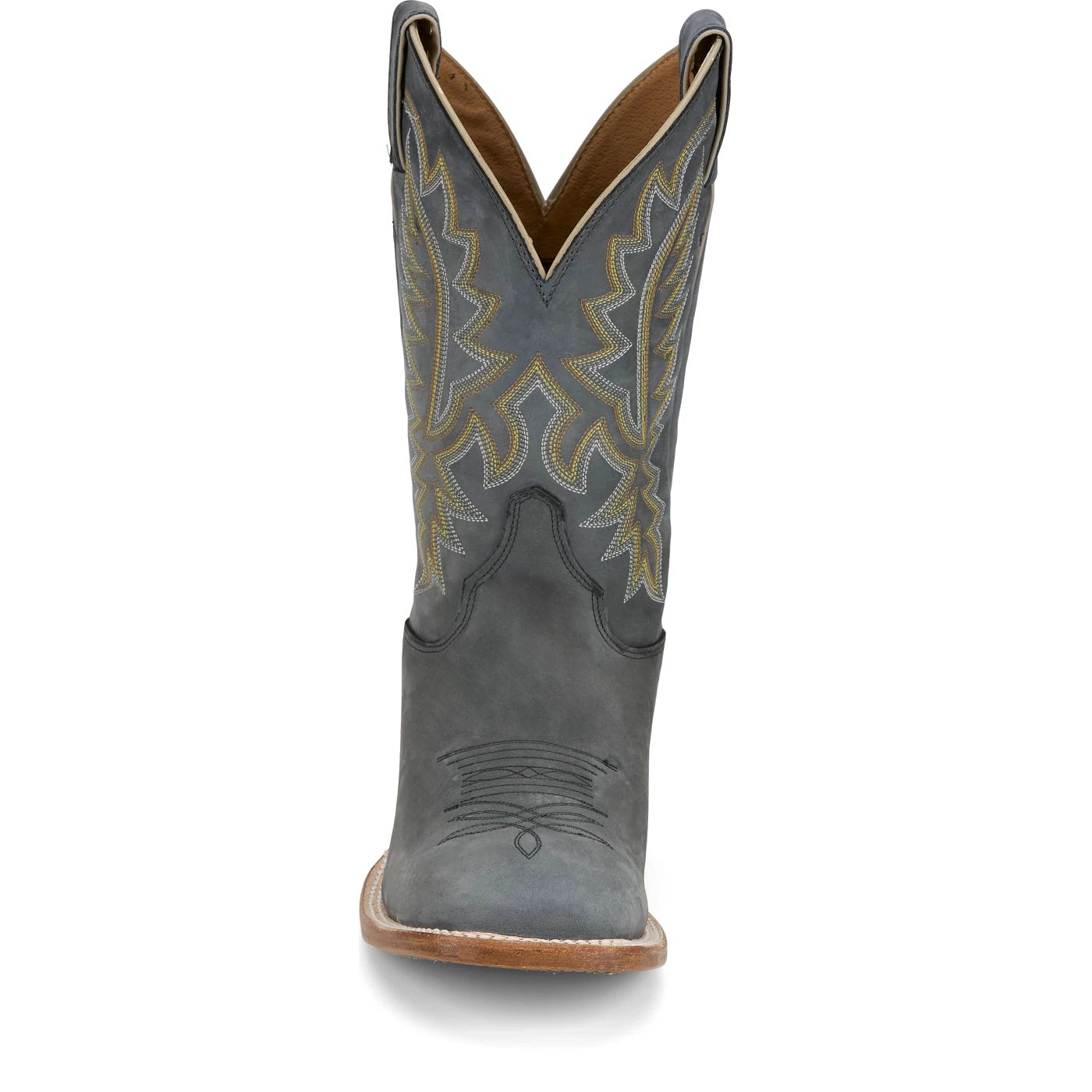 Justin Boots Men's Rancho 11" Western Boot - Weathered Grey Cowhide (BR391) - View 7