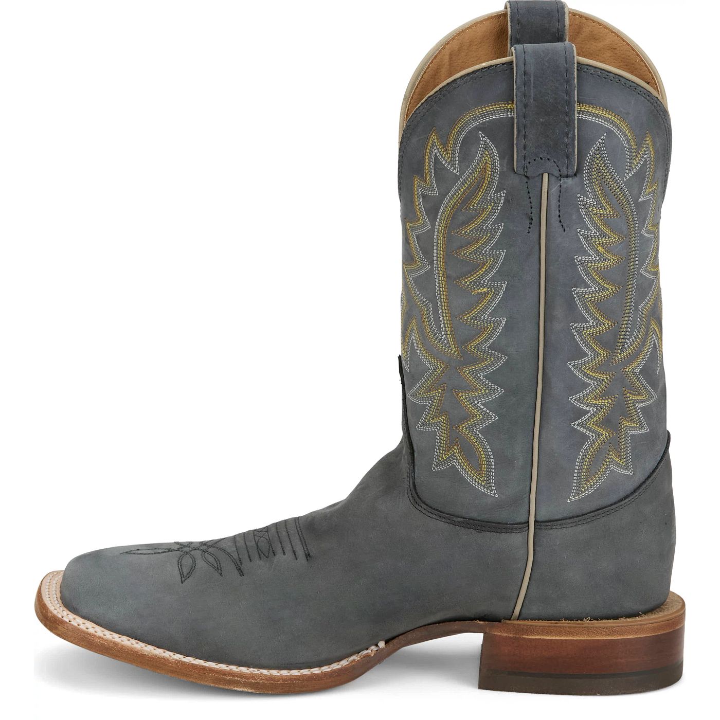Justin Boots Men's Rancho 11" Western Boot - Weathered Grey Cowhide (BR391) - View 8