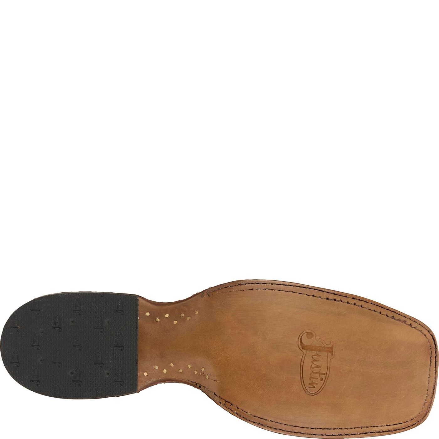 Justin Boots Men's Rancho 11" Western Boot - Butterscotch Cowhide (BR392) - View 6