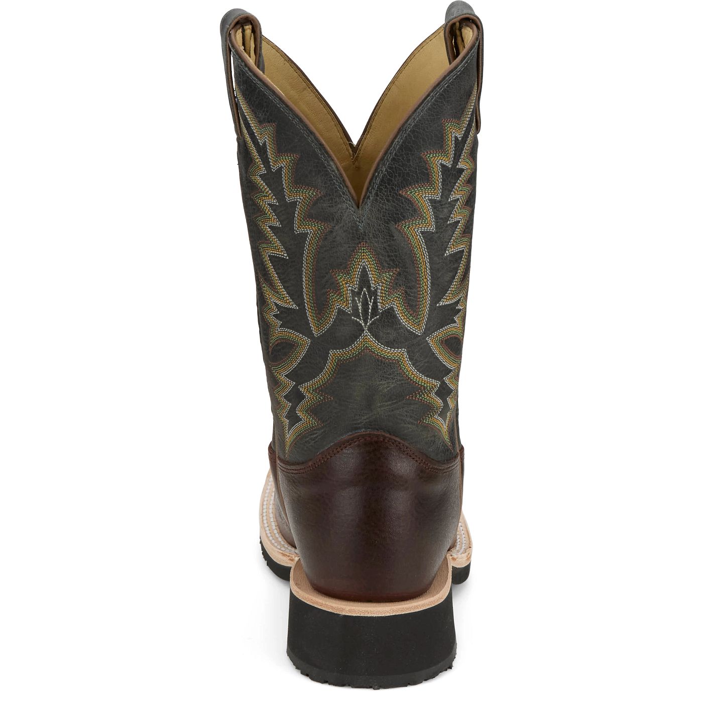 Justin Boots Men's Trainor 11" Western Boot - Malta Blue Cowhide (BR393) - View 5